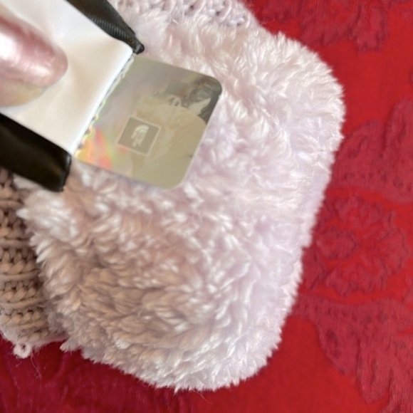 Brand New The North Face Lavender Fog City Plush Earband & Knit Mittens Fleece main image 6